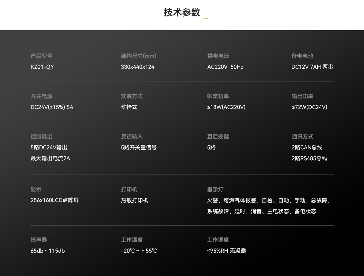 KZ01-QY儲能電站用火災(zāi)報(bào)警控制裝置_04